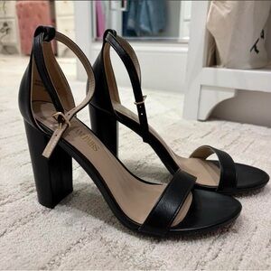 Black Heel with Ankle Strap